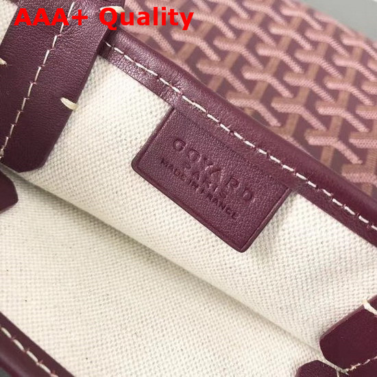 Goyard The Poitiers Bag in Burgundy Replica