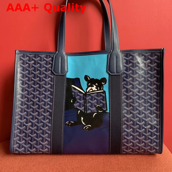 Goyard The Villette Tote in Blue Replica