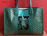 Goyard The Villette Tote in Green Replica