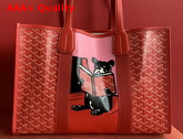 Goyard The Villette Tote in Red Replica