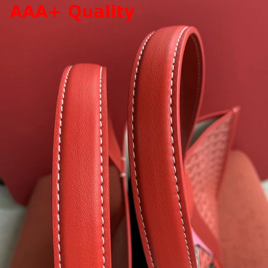 Goyard The Villette Tote in Red Replica