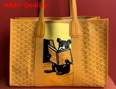 Goyard The Villette Tote in Yellow Replica