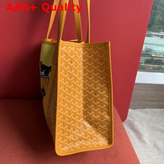 Goyard The Villette Tote in Yellow Replica