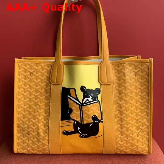 Goyard The Villette Tote in Yellow Replica