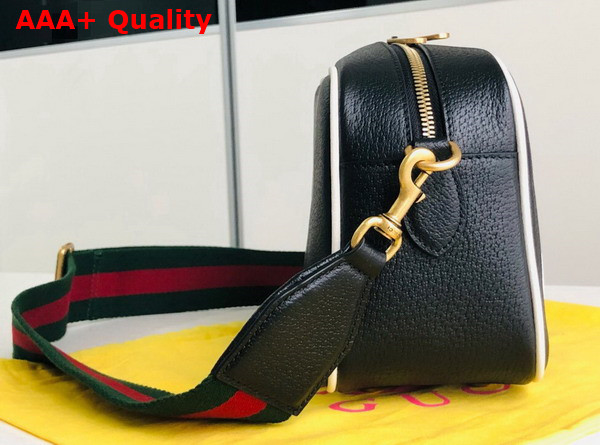 Adidas x Gucci Small Shoulder Bag in Black Leather 702427 Replica