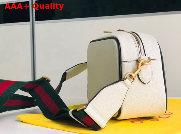 Adidas x Gucci Small Shoulder Bag in Off White Leather 702427 Replica