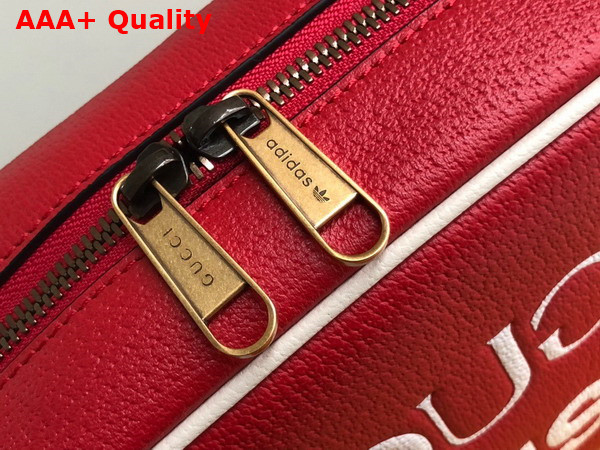 Adidas x Gucci Small Shoulder Bag in Red Leather 702427 Replica