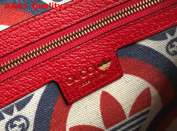 Adidas x Gucci Small Shoulder Bag in Red Leather 702427 Replica