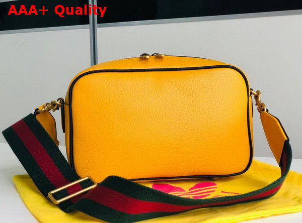 Adidas x Gucci Small Shoulder Bag in Yellow Leather 702427 Replica