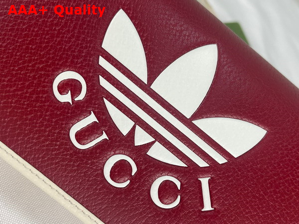 Adidas x Gucci Wallet With Chain Red Leather 621892 Replica