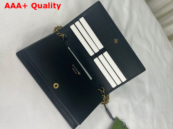 Adidas x Gucci Wallet With Chain White Leather 621892 Replica