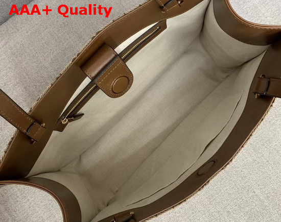 Gucci 1955 Horsebit Medium Tote Bag Original GG Brown 623694 Replica