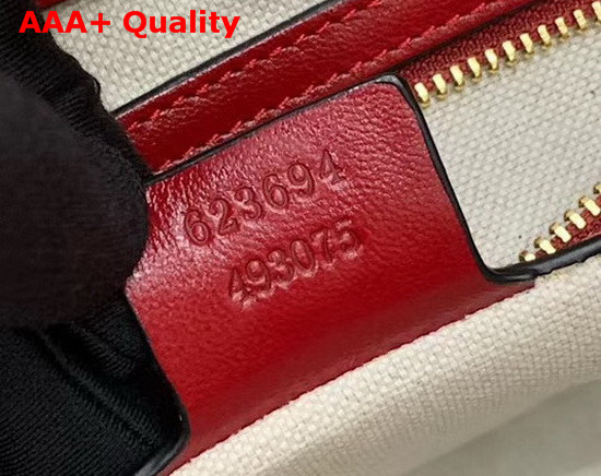 Gucci 1955 Horsebit Medium Tote Bag Original GG Red 623694 Replica