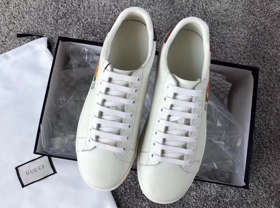 Gucci Ace Sneaker with Gucci Logo in White