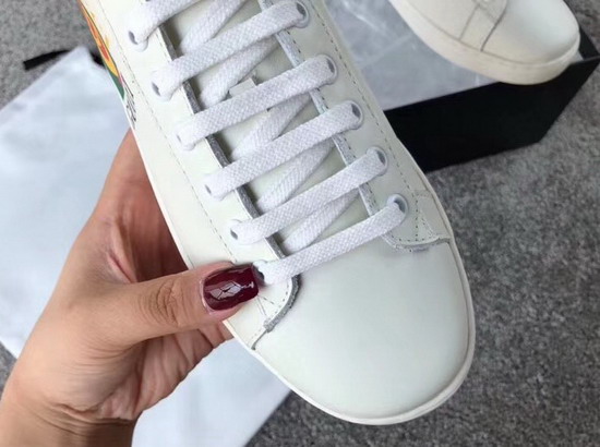 Gucci Ace Sneaker with Gucci Logo in White