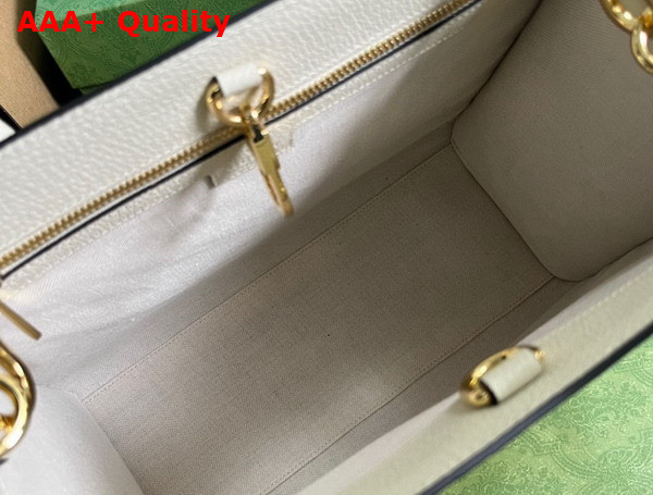 Gucci Animal Print Small Tote Bag in Beige and Ebony GG Supreme Canvas 680956 Replica