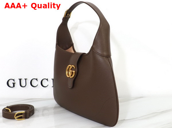 Gucci Aphrodite Medium Shoulder Bag in Brown Leather 726274 Replica