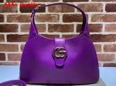 Gucci Aphrodite Medium Shoulder Bag in Light Purple Leather 726274 Replica