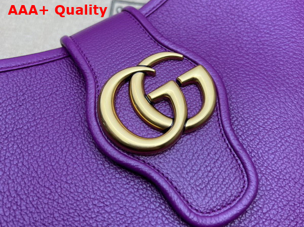 Gucci Aphrodite Medium Shoulder Bag in Light Purple Leather 726274 Replica