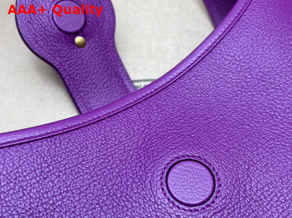 Gucci Aphrodite Medium Shoulder Bag in Light Purple Leather 726274 Replica