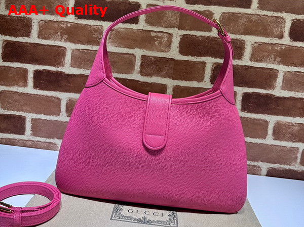 Gucci Aphrodite Medium Shoulder Bag in Pink Leather 726274 Replica