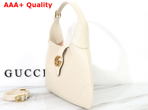 Gucci Aphrodite Medium Shoulder Bag in White Leather 726274 Replica