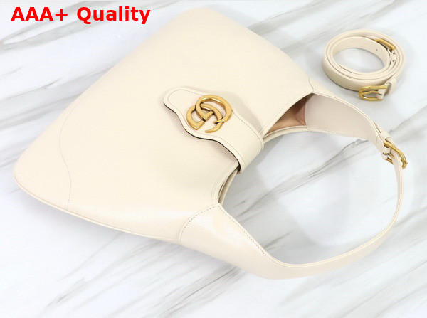 Gucci Aphrodite Medium Shoulder Bag in White Leather 726274 Replica