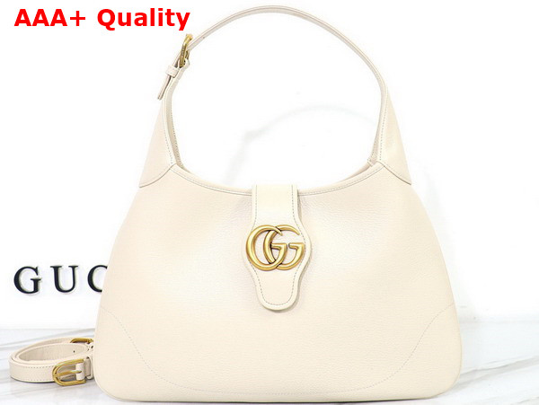 Gucci Aphrodite Medium Shoulder Bag in White Leather 726274 Replica