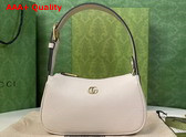 Gucci Aphrodite Shoulder Bag with Double G White Leather 739076 Replica