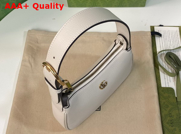 Gucci Aphrodite Shoulder Bag with Double G White Leather 739076 Replica