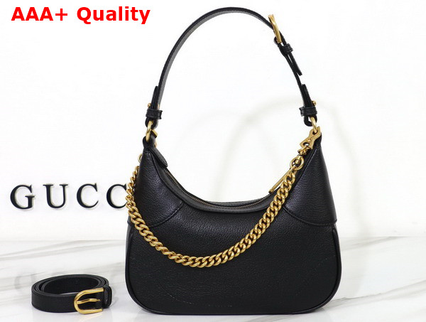 Gucci Aphrodite Small Shoulder Bag in Black Leather 731817 Replica