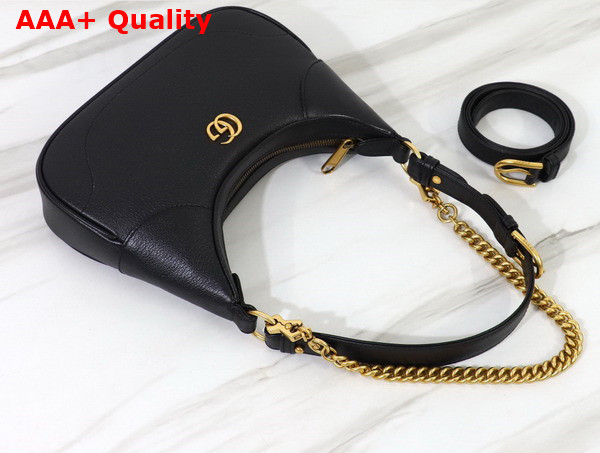 Gucci Aphrodite Small Shoulder Bag in Black Leather 731817 Replica