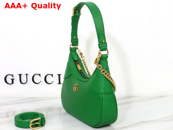 Gucci Aphrodite Small Shoulder Bag in Green Leather 731817 Replica