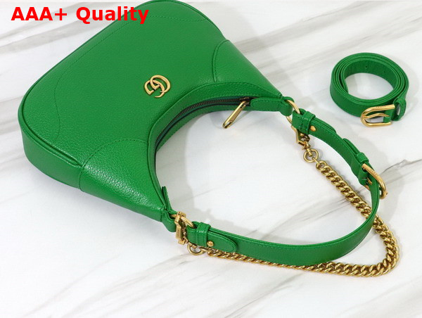 Gucci Aphrodite Small Shoulder Bag in Green Leather 731817 Replica