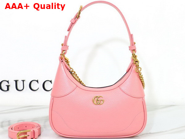 Gucci Aphrodite Small Shoulder Bag in Light Pink Leather 731817 Replica