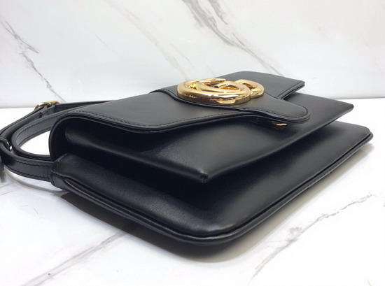 Gucci Arli Small Shoulder Bag in Black Leather 550129