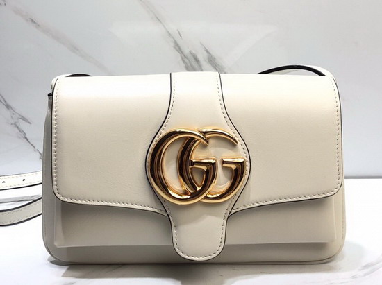 Gucci Arli Small Shoulder Bag in White Leather 550129