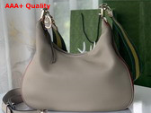 Gucci Attache Large Shoulder Bag in Oatmetal Leather 702823 Replica