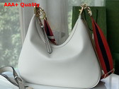 Gucci Attache Large Shoulder Bag in White Leather 702823 Replica