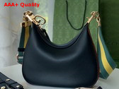 Gucci Attache Small Shoulder Bag Black Leather 699409 Replica