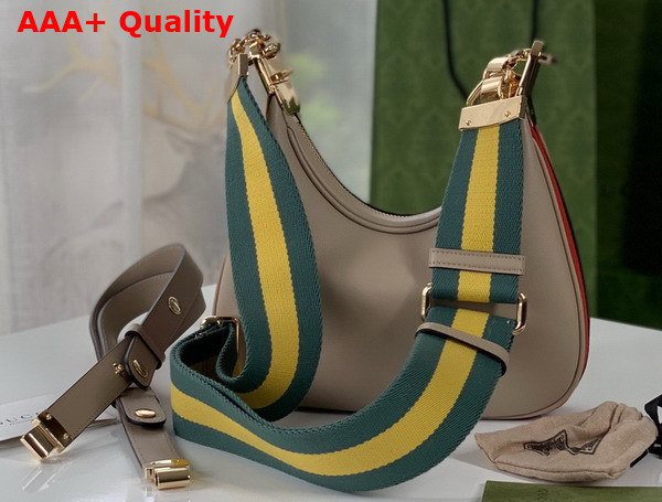 Gucci Attache Small Shoulder Bag Oatmetal Leather 699409 Replica