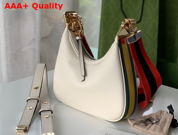 Gucci Attache Small Shoulder Bag in White Leather 699409 Replica