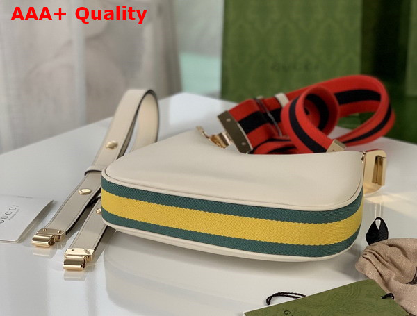 Gucci Attache Small Shoulder Bag in White Leather 699409 Replica