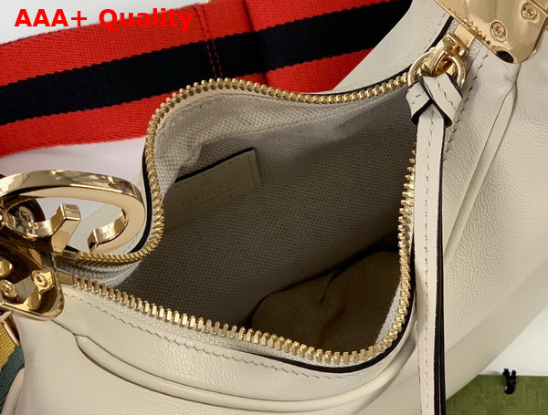 Gucci Attache Small Shoulder Bag in White Leather 699409 Replica