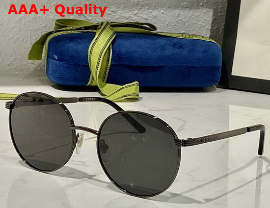 Gucci Aviator Frame Sunglasses Blue and Silver Replica