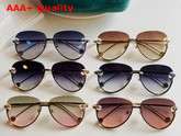 Gucci Aviator Metal Sunglasses with Bee Replica