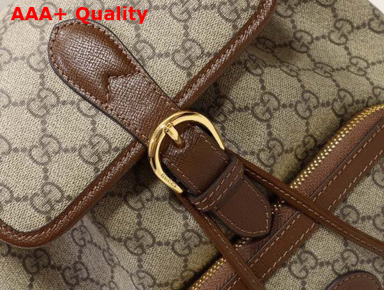 Gucci Backpack with Interlocking G Beige and Ebony GG Supreme Canvas 674147 Replica