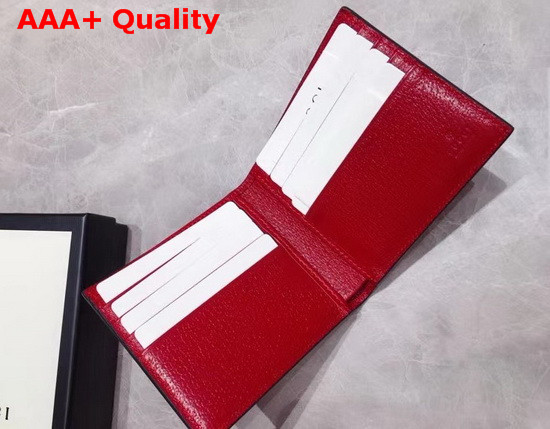 Gucci Baiadera Stripe Canvas Bi fold Wallet 625600 Replica