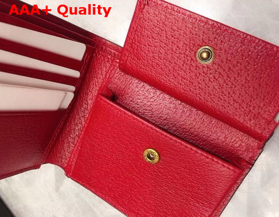 Gucci Baiadera Stripe Canvas Coin Wallet Replica