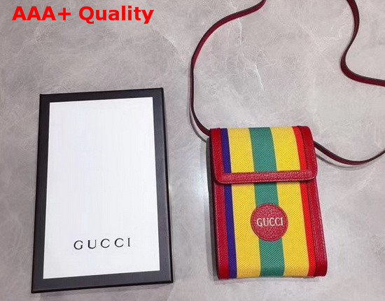 Gucci Baiadera Stripe Canvas Mini Bag 625603 Replica